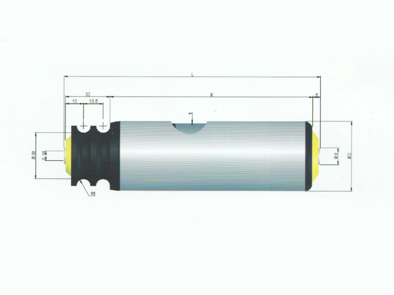 line shaft roller